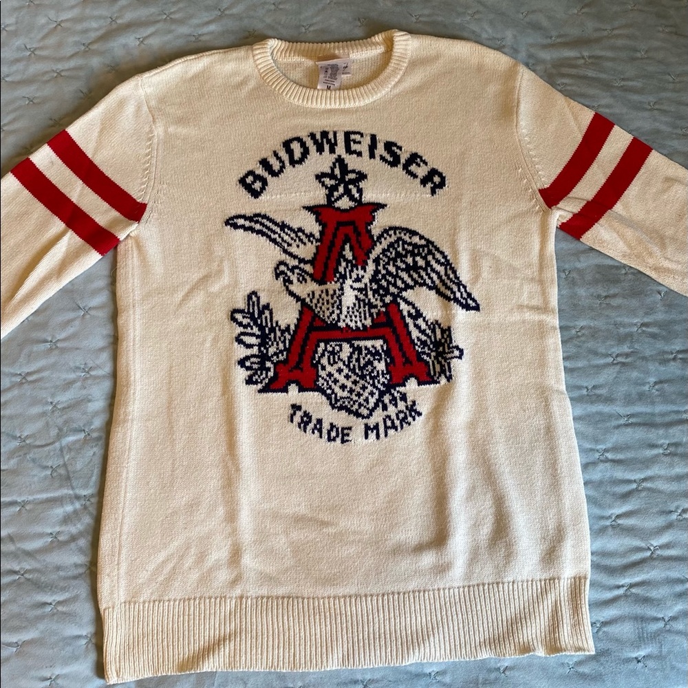 Budweiser Logo Retro Sweater